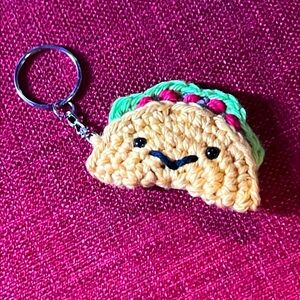 Happy Taco Keychain